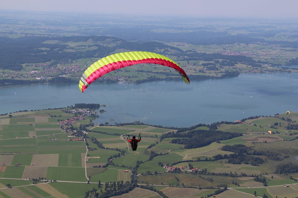 Gleitschirmfliegen Schule im Ostallgäu